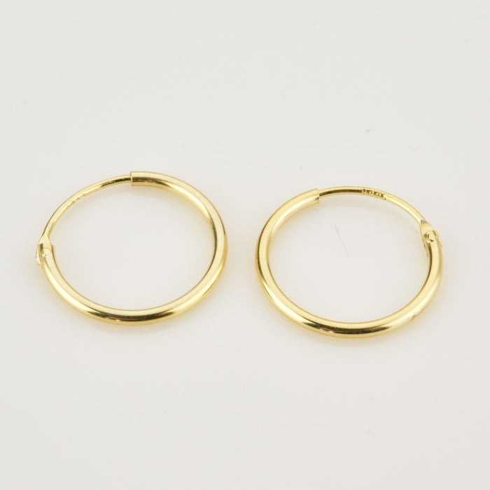 Basic Gold Hoops 