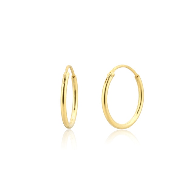 Basic Gold Hoops 