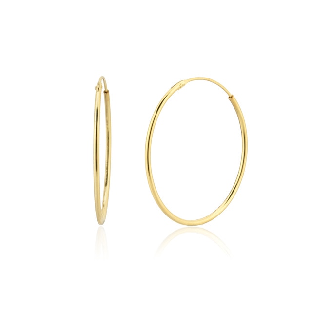 Basic Gold Hoops 