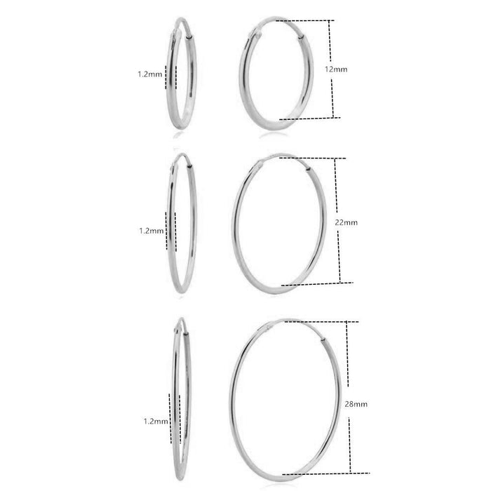 Orecchini Basic Argento