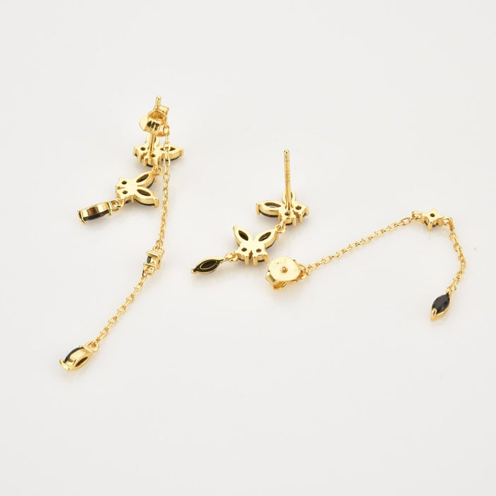 Orecchini Brigitte Black Oro