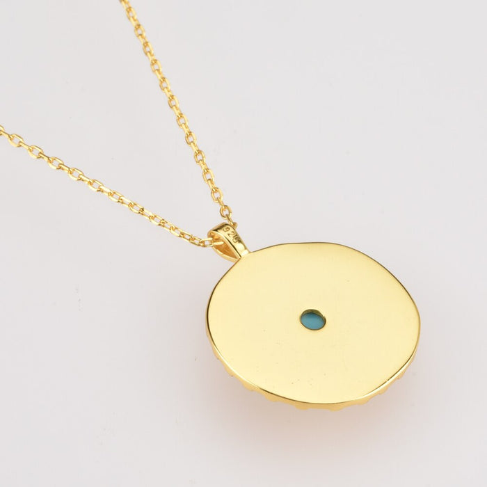 Collana Acquamarina Runa Argento