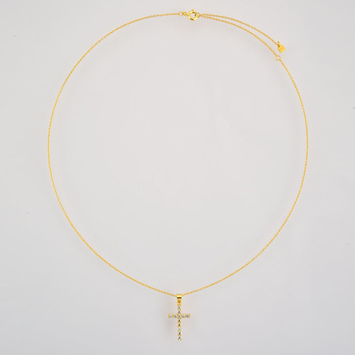 Big Spring Cross Necklace 