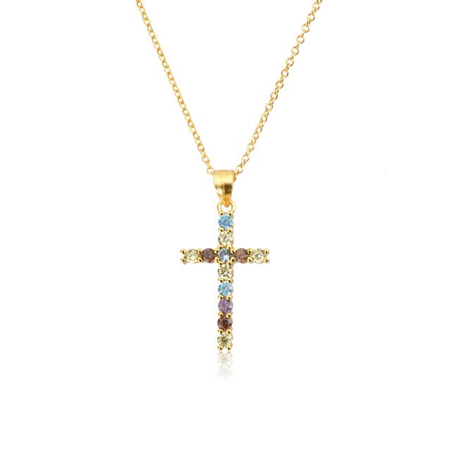 Big Winter Cross Necklace 