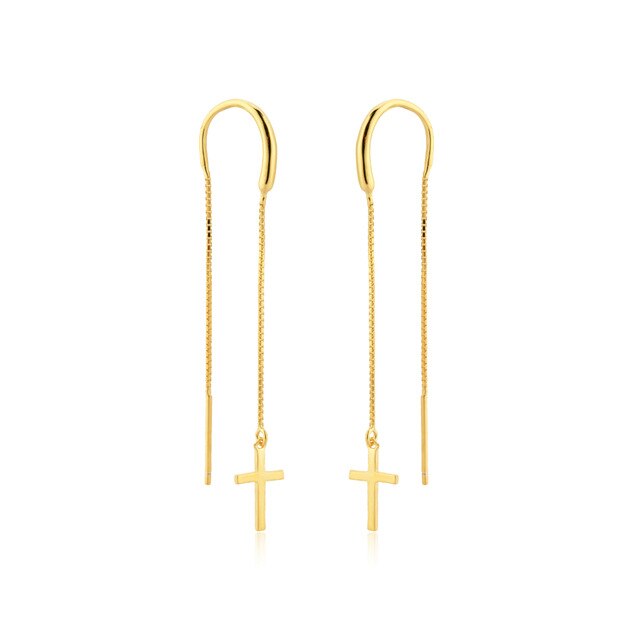 Orecchini Vann Croce Oro