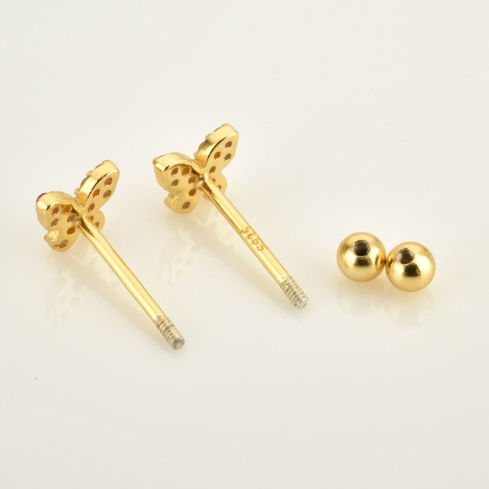 Orecchini Colorful Mini Butterfly Oro