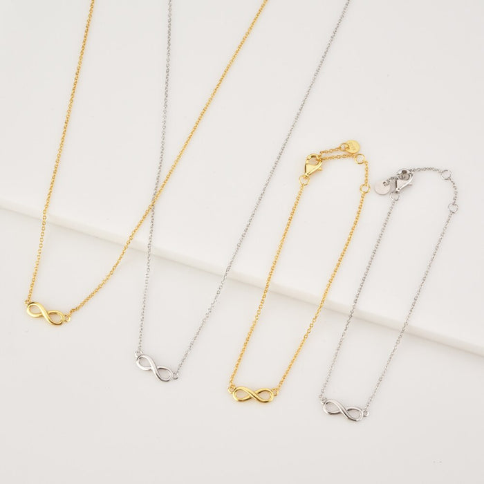 Silver Infinity Necklace 