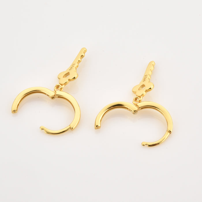 Orecchini Loving Key Oro