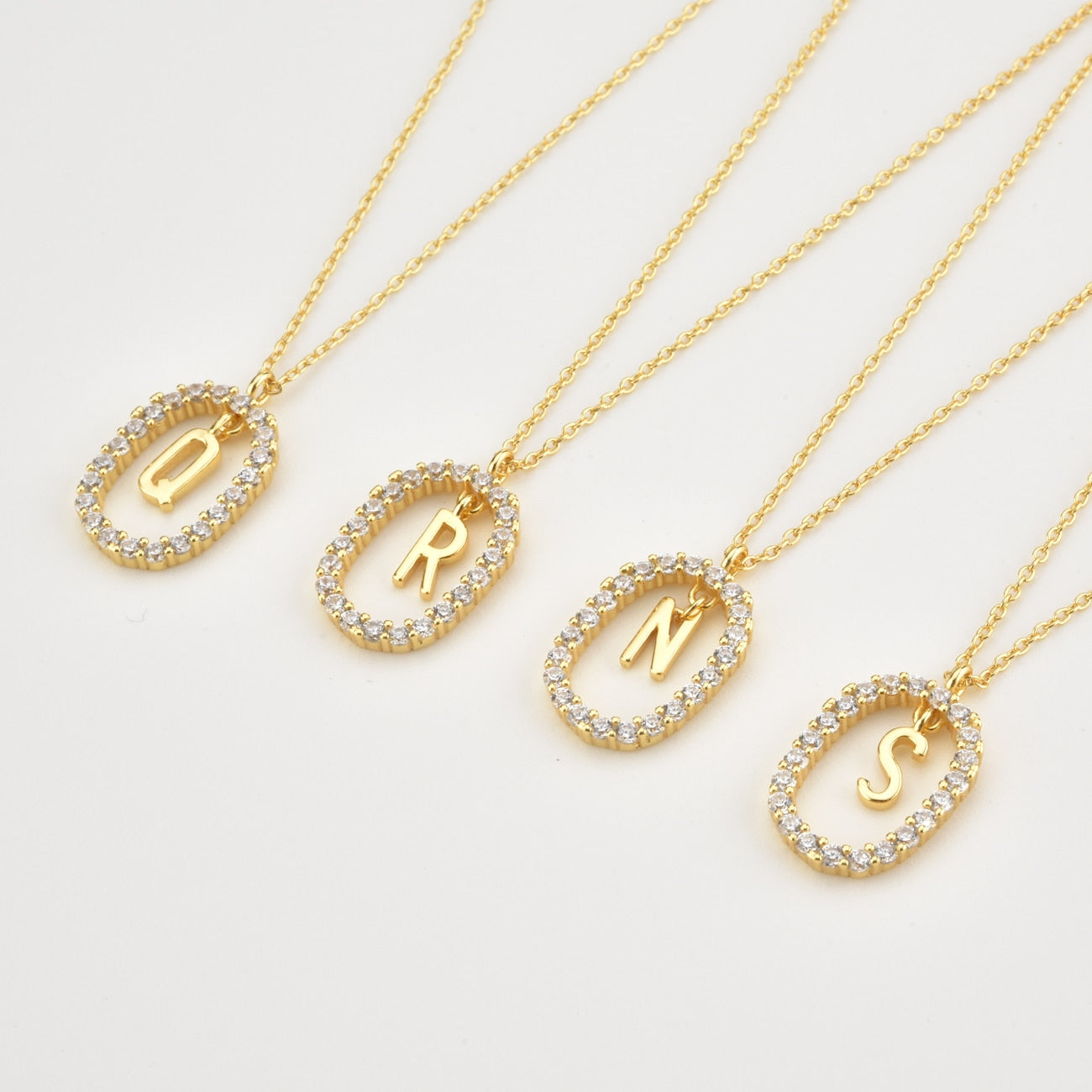 Collana White Spring Iniziale Oro