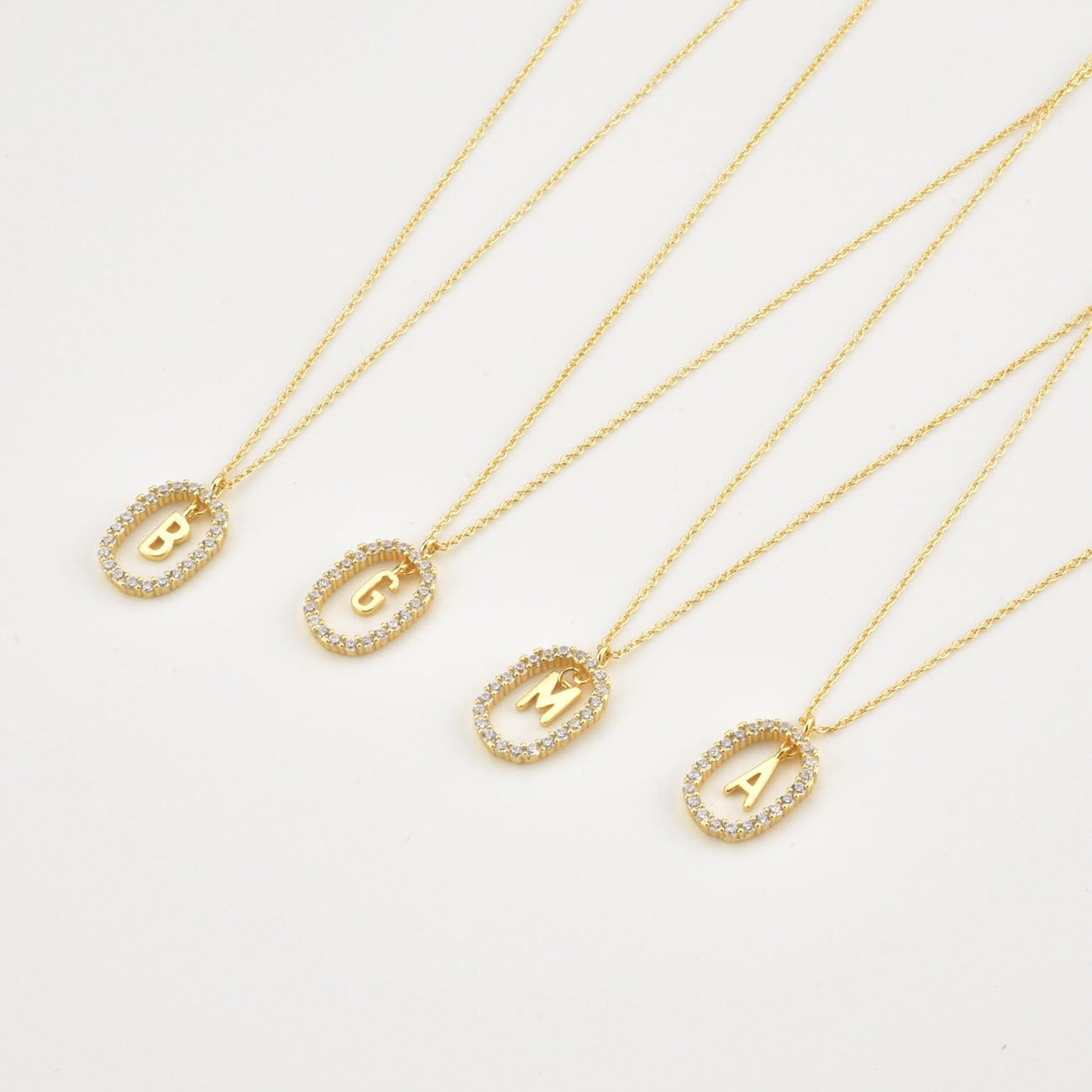 Collana White Spring Iniziale Oro