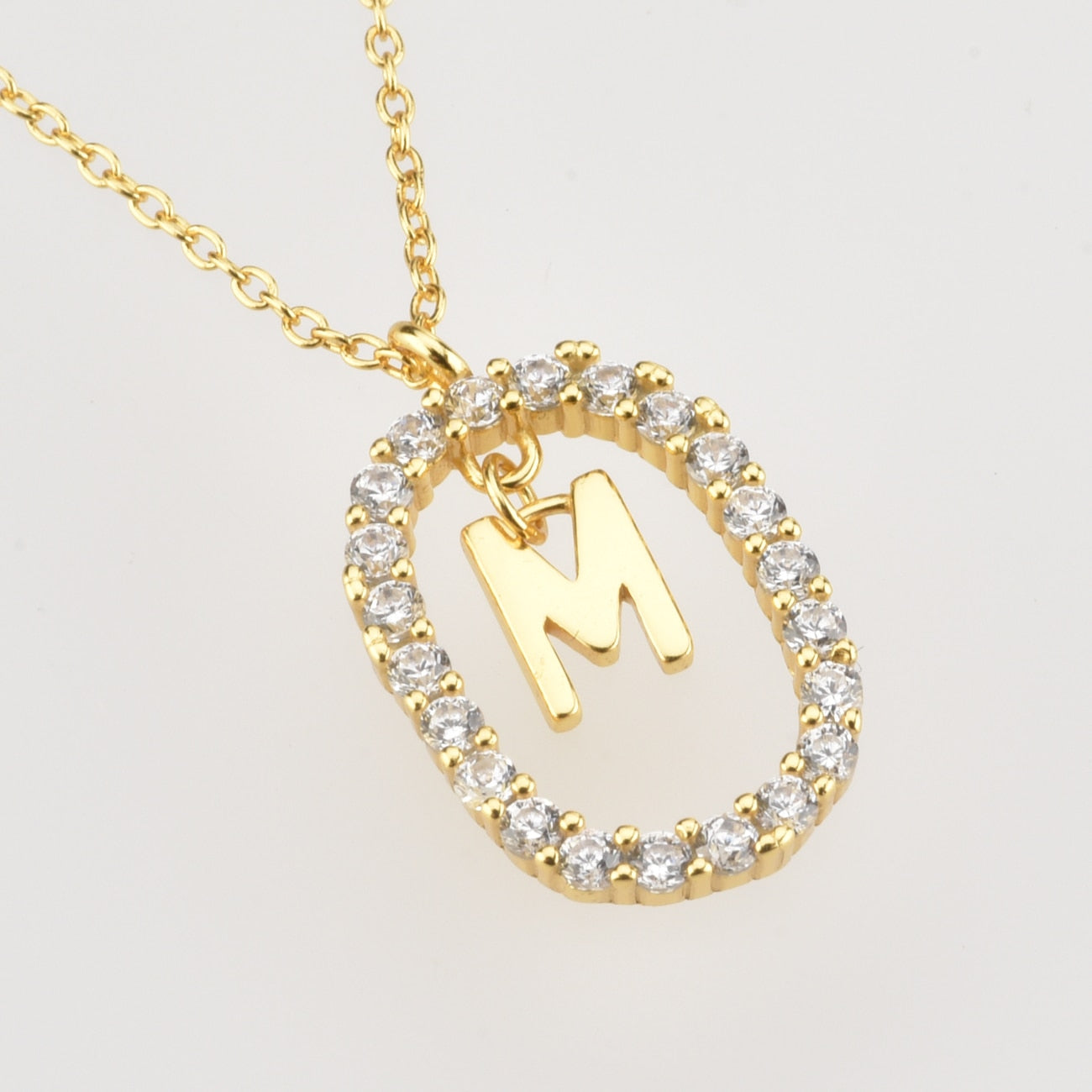 Collana White Spring Iniziale Oro