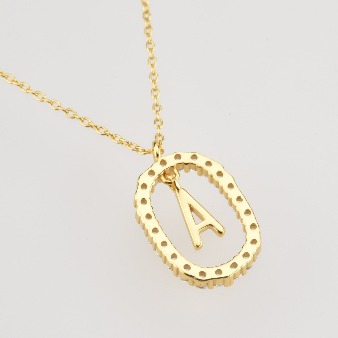 Collana White Spring Iniziale Oro