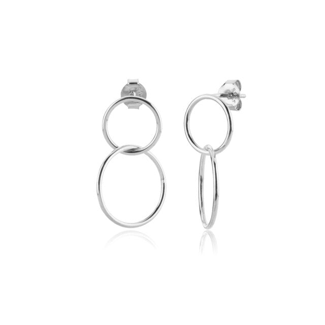Orecchini Two Argento