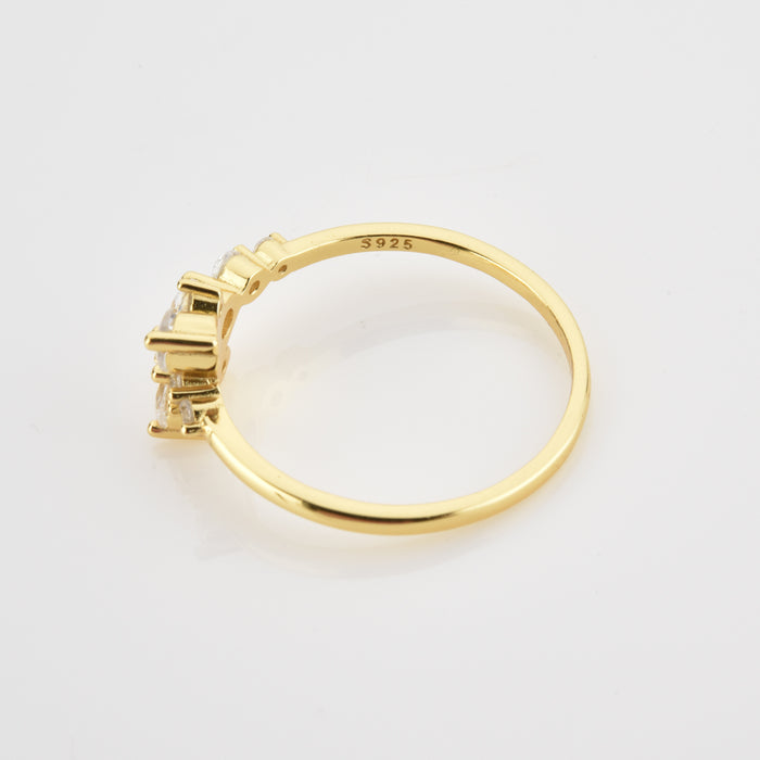 Anello Dalia Blue Oro